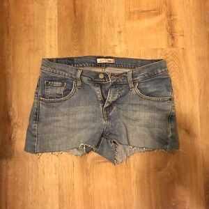 Two Pairs of Denim Shorts (levi + joes)